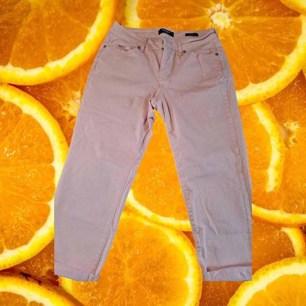 Pink Nine West Christine Capri Pants Size 4‎
